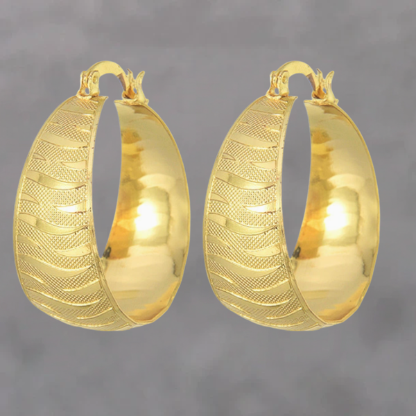 Boucles d'oreilles raffinées en or de luxe