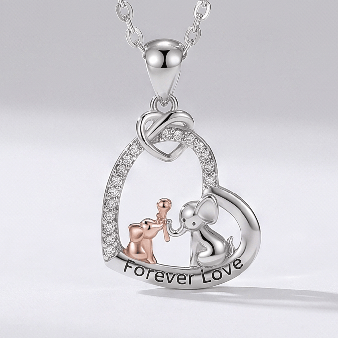 Collier Coeur d'Éléphant