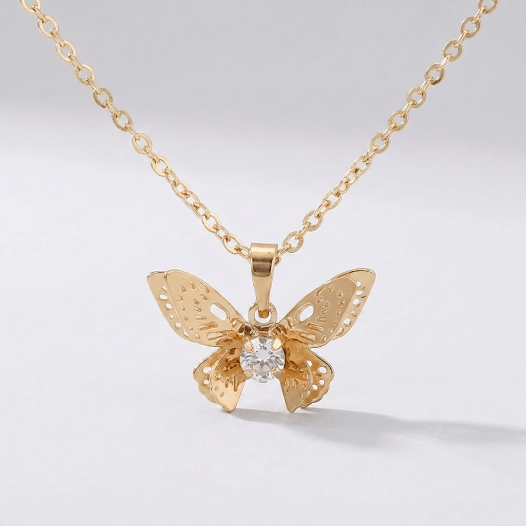 Collier Papillon d'Âme