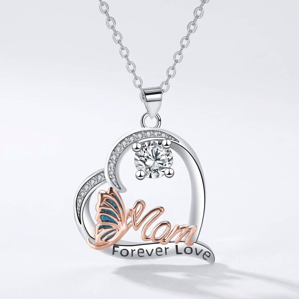 Collier Papillon de l'Amour Maman