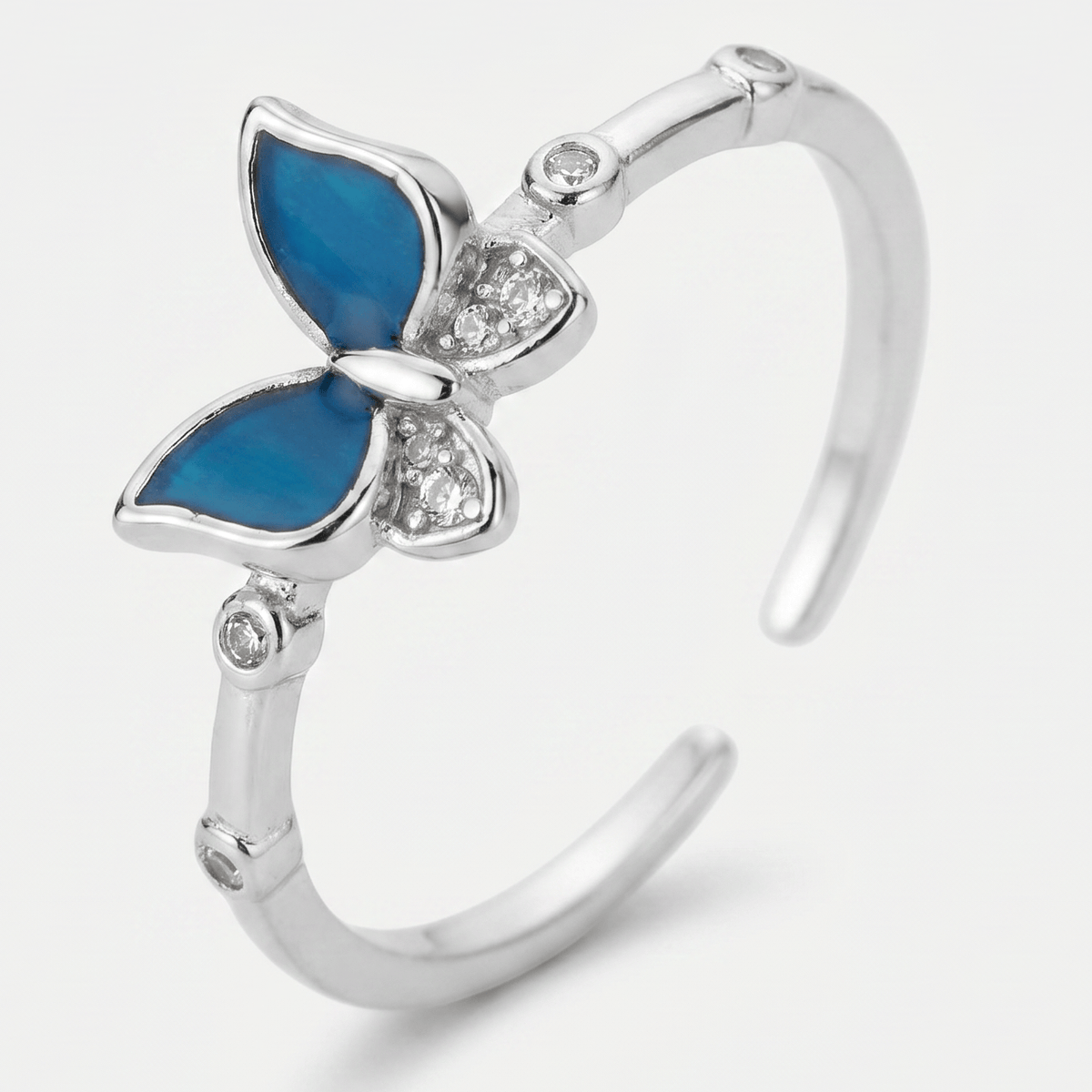 Bague Papillon Wanderlust - (AJUSTABLE)