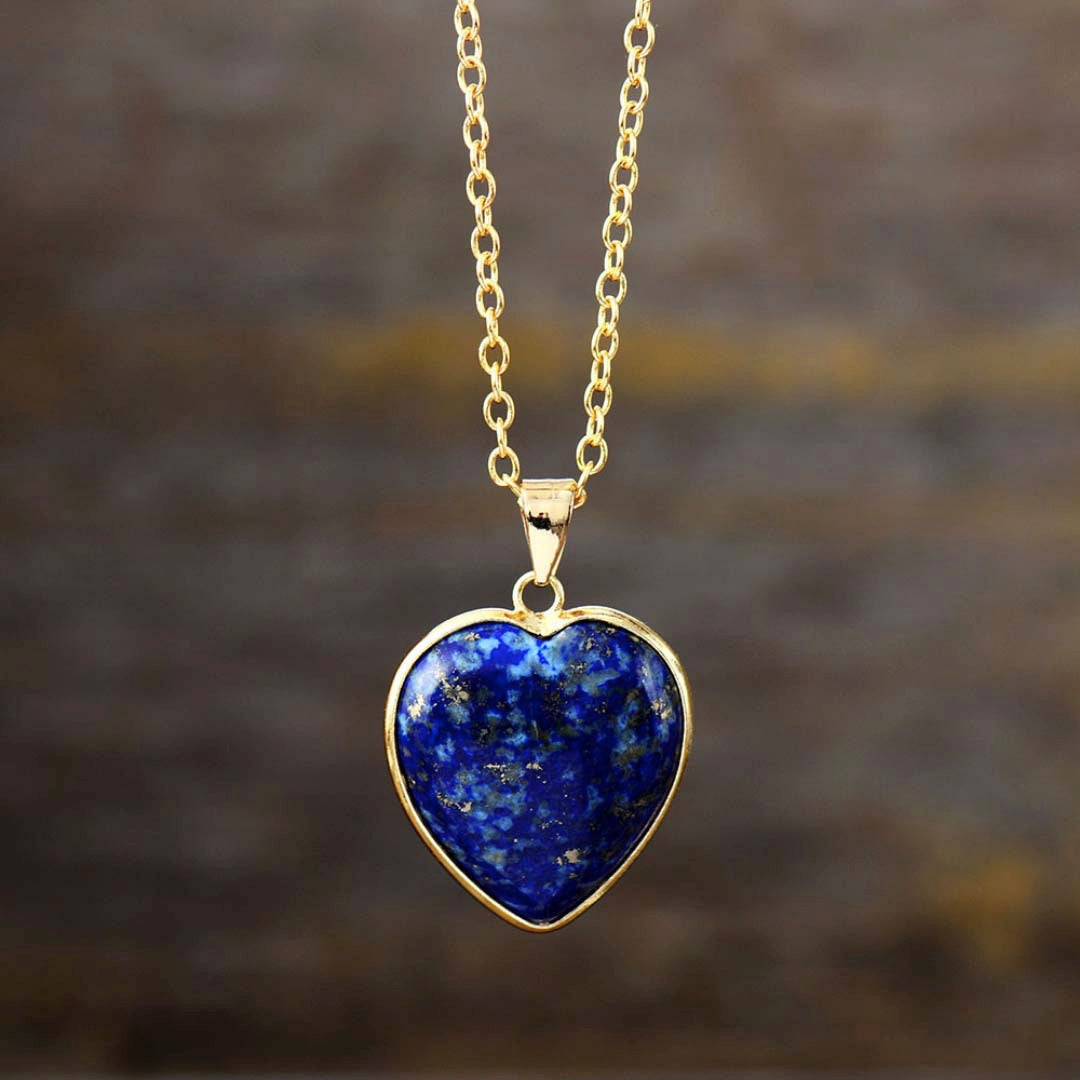 Collier amour lapis-lazuli