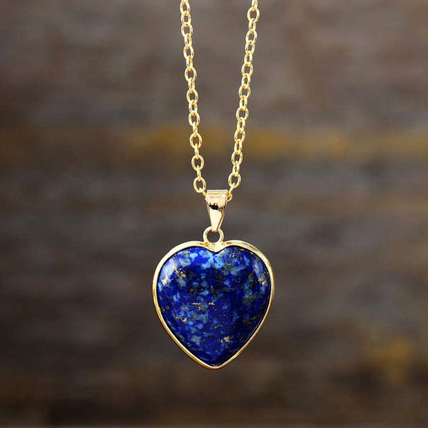 Collier amour lapis-lazuli