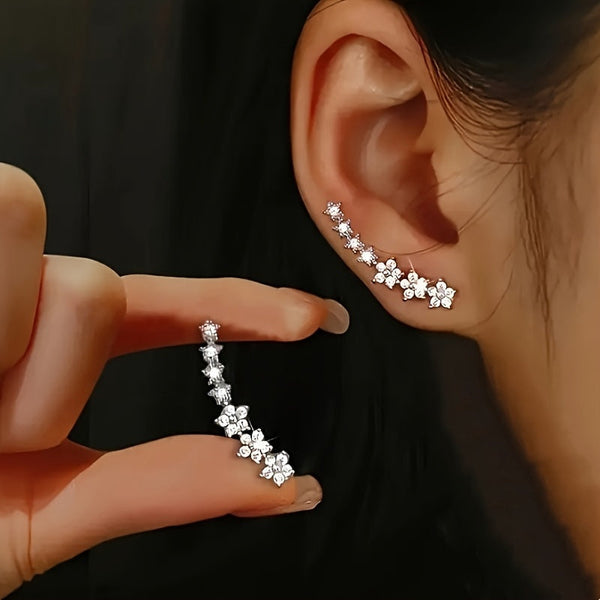 Evelyn | Boucles d'Oreilles Florales Intemporelles