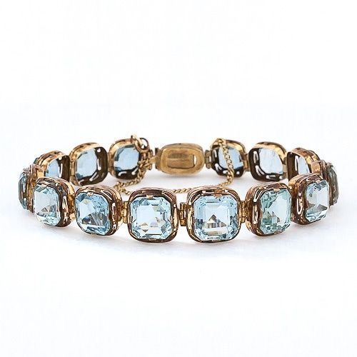 Bracelet en or Vintage Azure Tide
