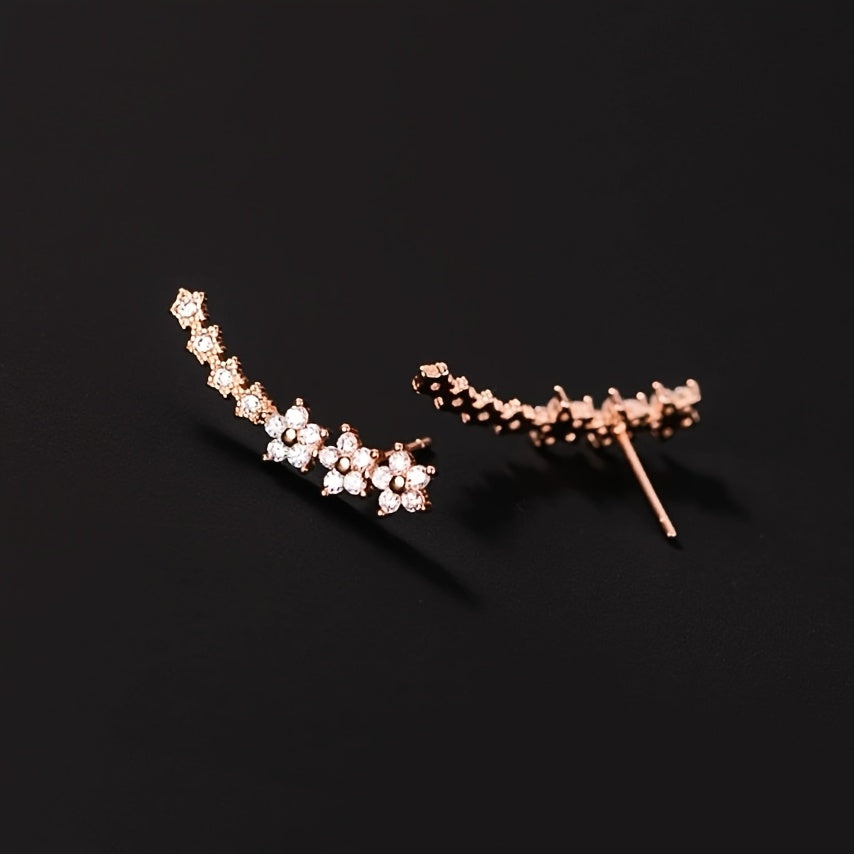Evelyn | Boucles d'Oreilles Florales Intemporelles