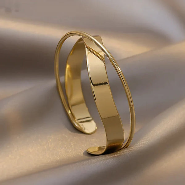Bracelet classique doré