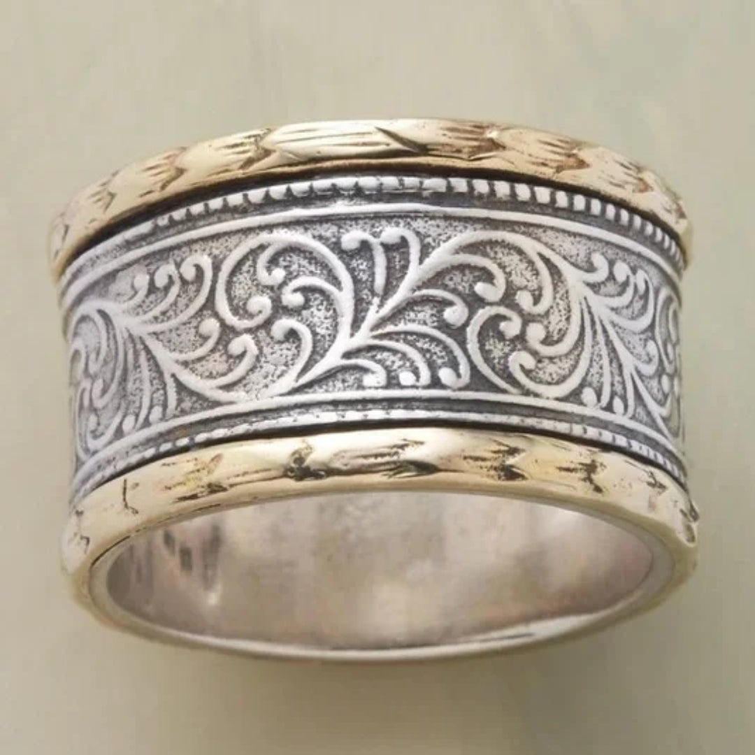 Bague Vintage en Or & Argent