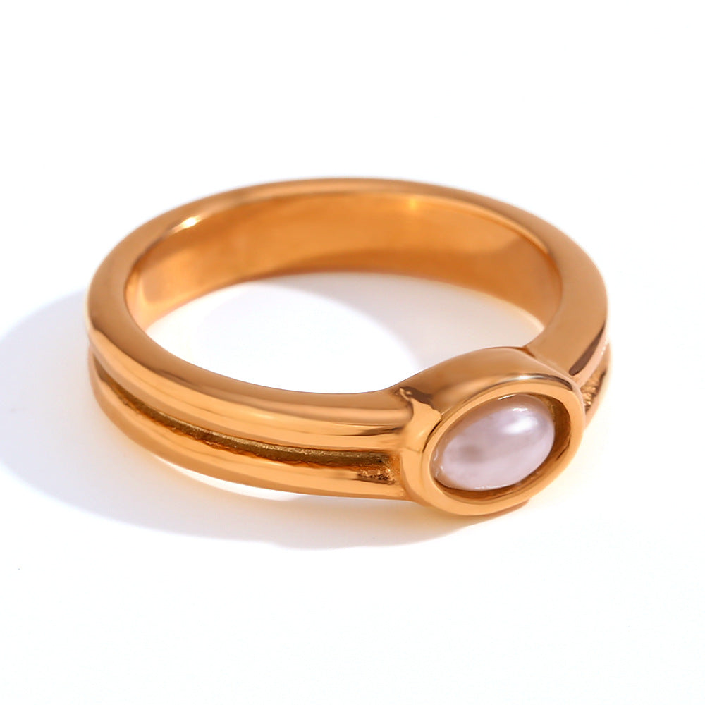 Bague Lunara Perle | Or