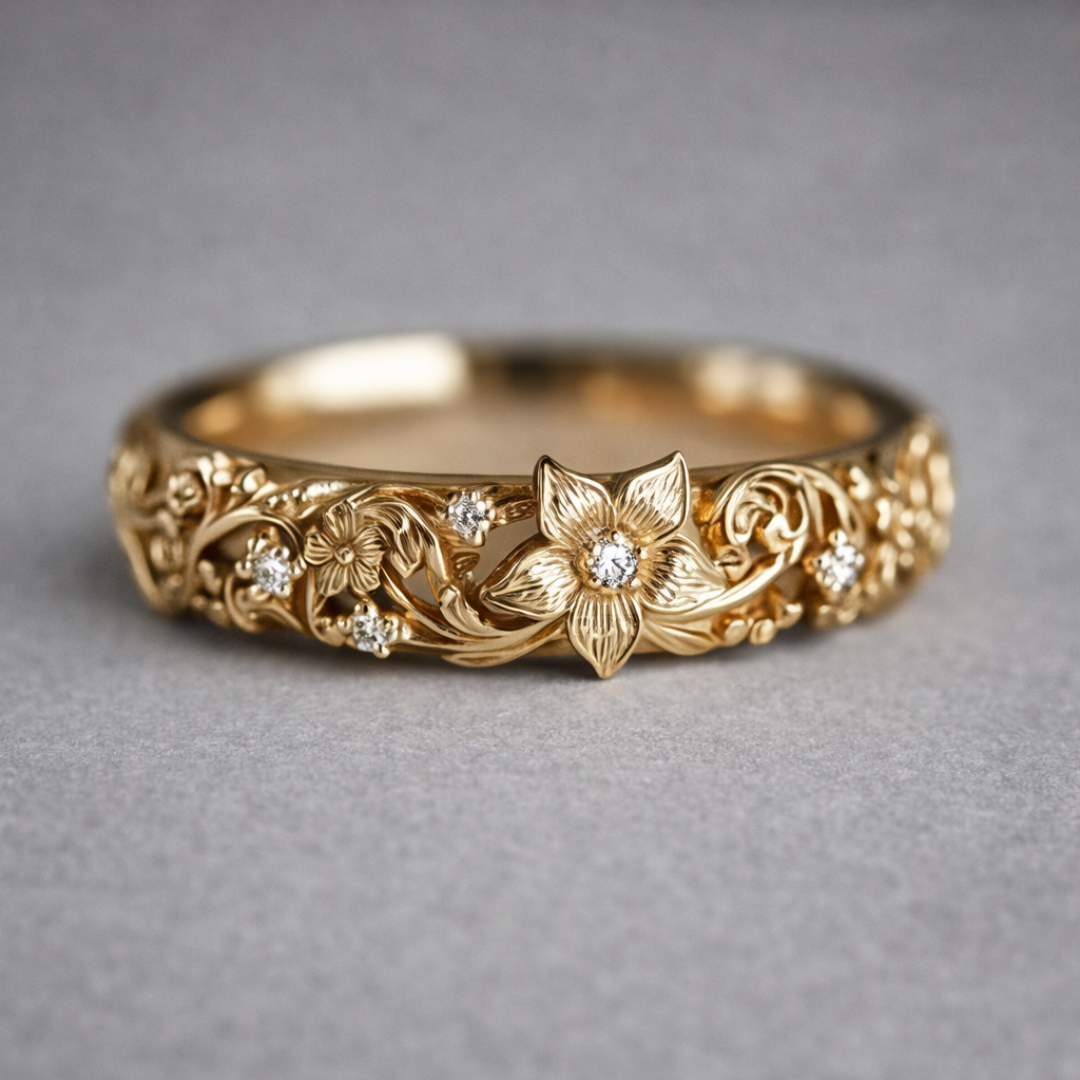 Bague Fleur d'Or