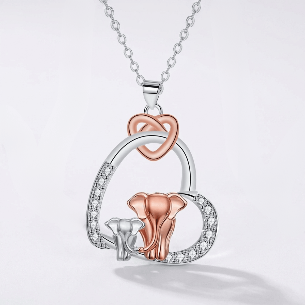 Collier Éléphant Lien Précieux