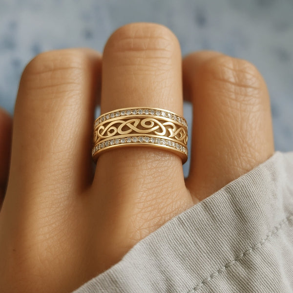 Bague en Or Bright Hollow