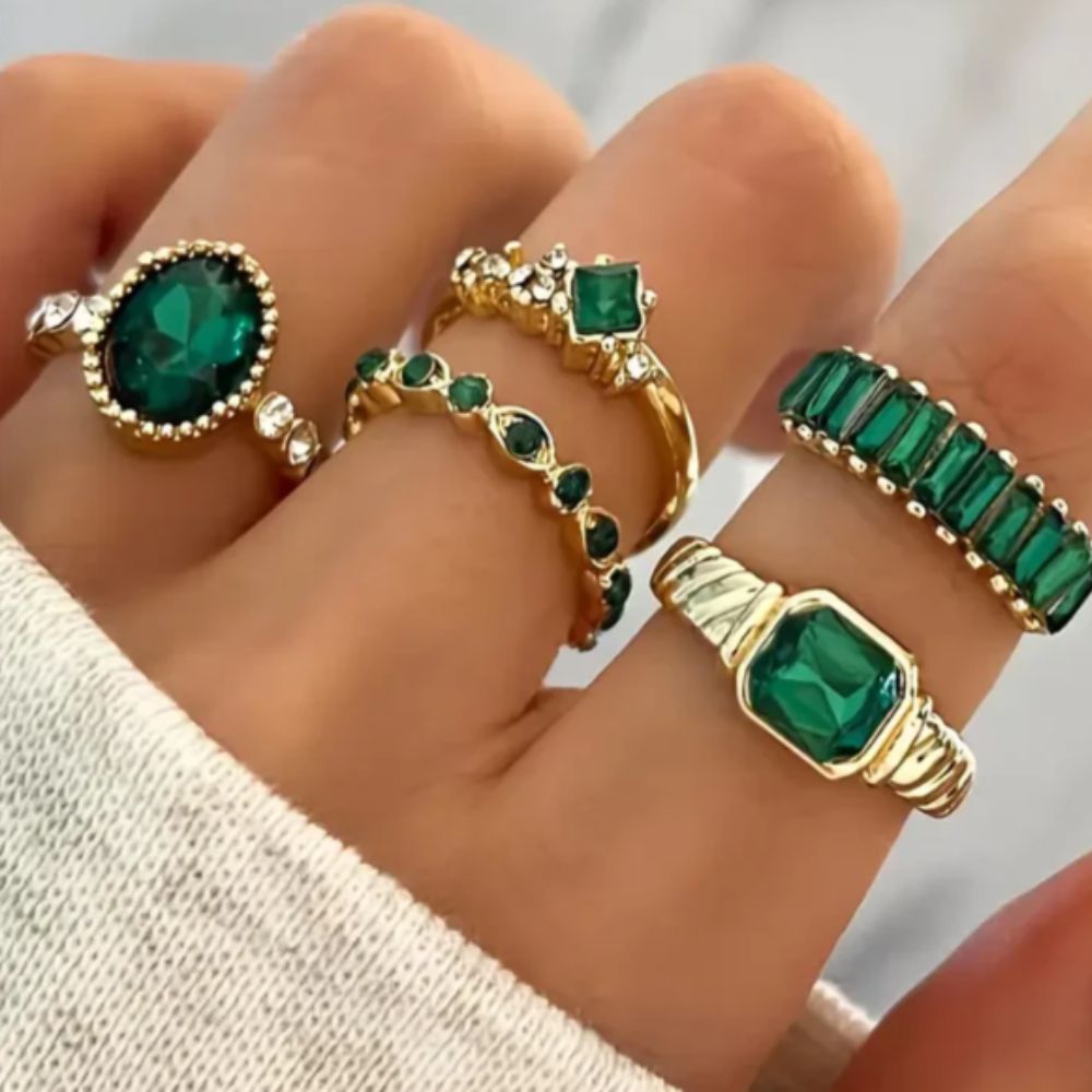 Bague en or émeraude exquise Zarina